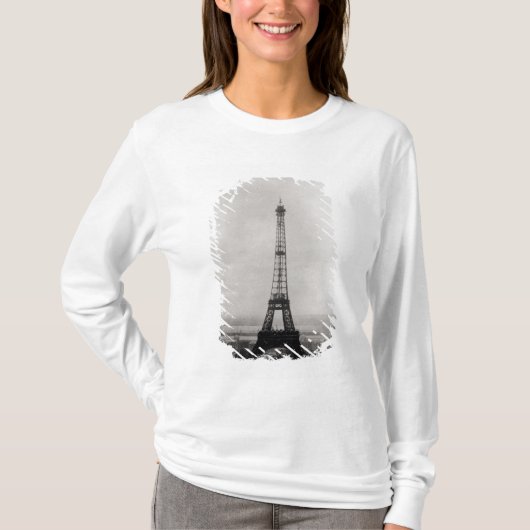エッフェル塔の建築 Tシャツ (正面)