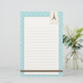 エッフェル塔の文房具 便箋 (スタンド正面)