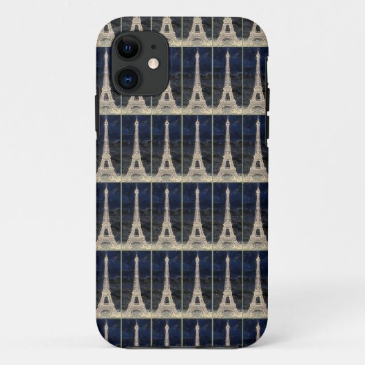 エッフェル塔の模様 Case-Mate iPhoneケース (裏面)