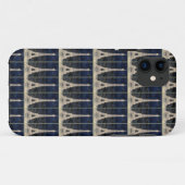 エッフェル塔の模様 Case-Mate iPhoneケース (裏面(横))