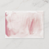 エッフェル塔の水彩画ウェディング詳細カード エンクロージャーカード (裏面)