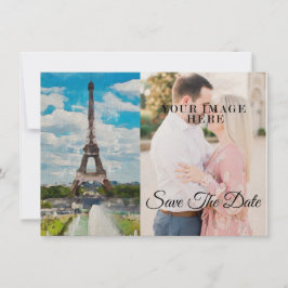 エッフェル塔の水彩画完全なPicの保存Date2 セーブザデート