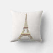 エッフェル塔の装飾用クッション クッション (裏面)
