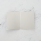 エッフェル塔のMerciのカスタマイズ可能なサンキューカード サンキューカード (内部)