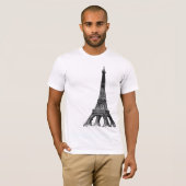 エッフェル塔のTシャツ Tシャツ (正面フル)