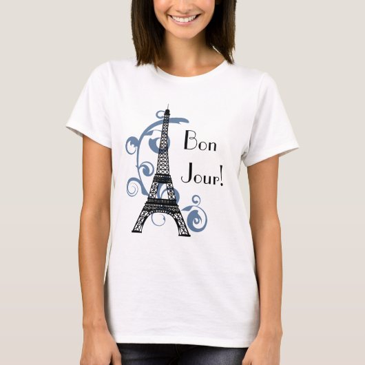 エッフェル塔のTシャツ Tシャツ (正面)