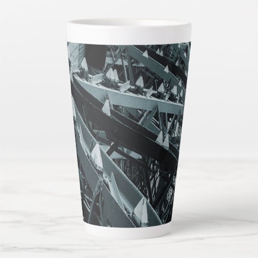 エッフェル塔パリスティールと空 カフェラテマグ (正面)