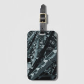 エッフェル塔パリスティールと空 ラゲッジタグ (正面縦)