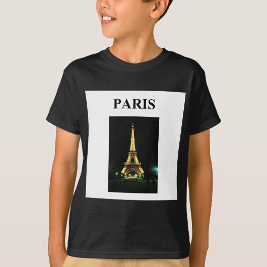 エッフェル塔パリフランス Tシャツ (正面)