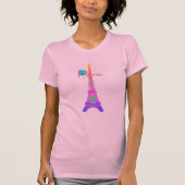 エッフェル塔パリ Tシャツ (正面)