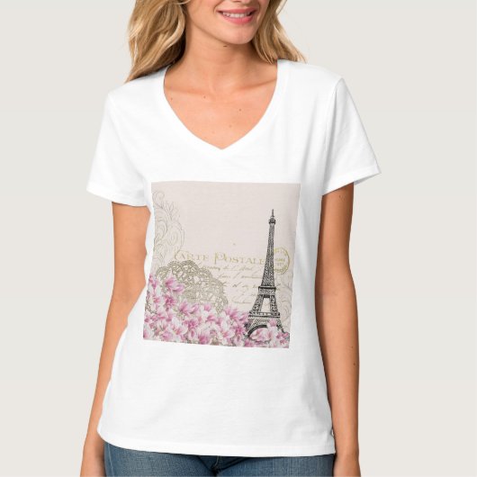 エッフェル塔最高の結婚式の目的地パリヨーロッパ Tシャツ (正面)