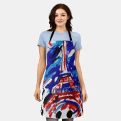 エッフェル塔 エプロン (着用した状態)