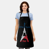 エッフェル塔 エプロン (着用した状態)