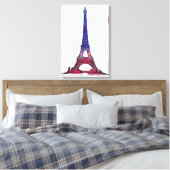 エッフェル塔 キャンバスプリント (インサイチュ (寝室))