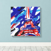 エッフェル塔 キャンバスプリント (インサイチュ (ウッドフロア))