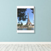 エッフェル塔 キャンバスプリント (インサイチュ (ウッドフロア))