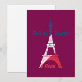 エッフェル塔 シーズンカード (正面/裏面)