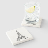 エッフェル塔 ストーンコースター (横)