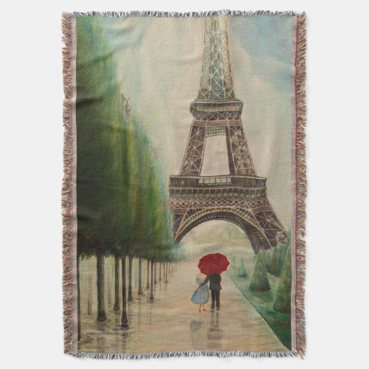 エッフェル塔 スローブランケット (正面縦)