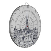 エッフェル塔 ダーツボード (正面左)