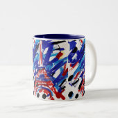 エッフェル塔 ツートーンマグカップ (正面右)