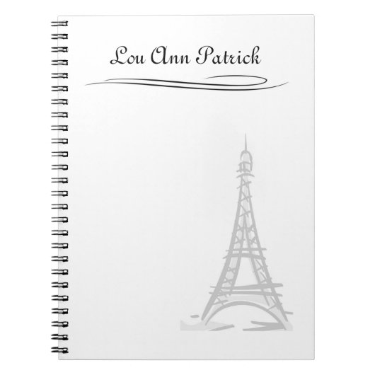 エッフェル塔 ノートブック (正面)
