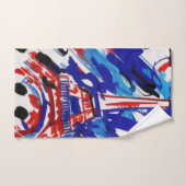 エッフェル塔 バスタオルセット (ハンドタオル)