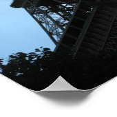 エッフェル塔、パリの日の出 ポスター (角)