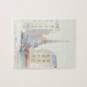 エッフェル塔|パリの水彩画 ジグソーパズル (横)