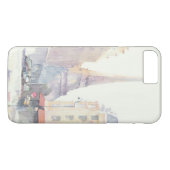 エッフェル塔|パリの水彩画 Case-Mate iPhoneケース (裏面(横))