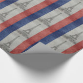 エッフェル塔、パリフランス ラッピングペーパー (角)