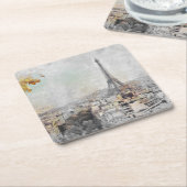 エッフェル塔 パリ スクエア ペーパーコースター (アングル)