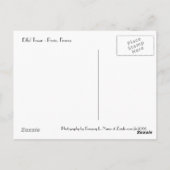 エッフェル塔、パリ フランス ポストカード (裏面)