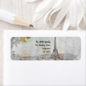 エッフェル塔 パリ フランス ラベル – カスタマイズ可能 (インサイチュ)