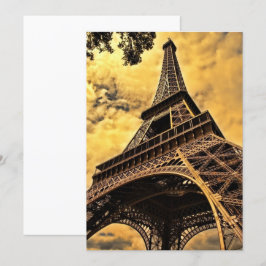 エッフェル塔 パリ フランス 招待状