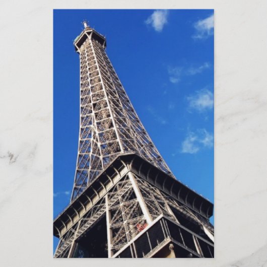 エッフェル塔 パリ ヨーロッパ 旅行 便箋 (正面)