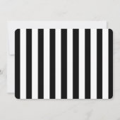 エッフェル塔 パリ 誕生日 写真 ピンク ゴールド ブラック 招待状 (裏面)