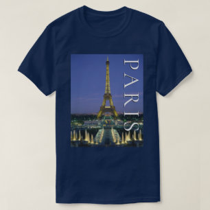 エッフェル塔｜フランス、パリ Tシャツ