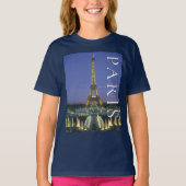 エッフェル塔 | フランス, パリ Tシャツ (正面)