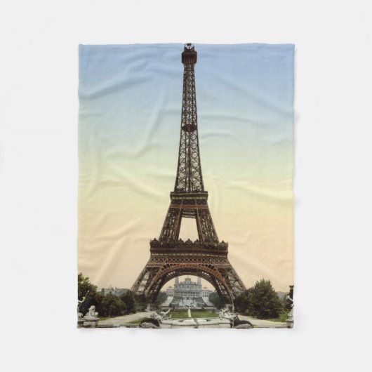 エッフェル塔 フリースブランケット (正面)