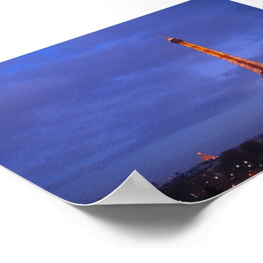 エッフェル塔 ポスター (角)