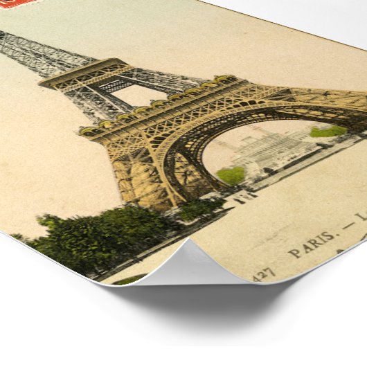 エッフェル塔 ポスター (角)