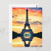 エッフェル塔 ポストカード (正面/裏面)