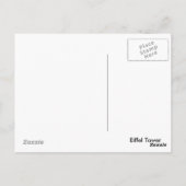 エッフェル塔 ポストカード (裏面)