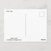 エッフェル塔 ポストカード (裏面)