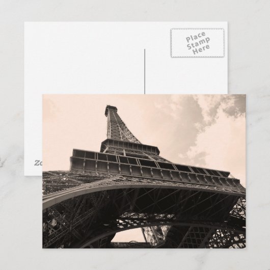 エッフェル塔 ポストカード (正面/裏面)