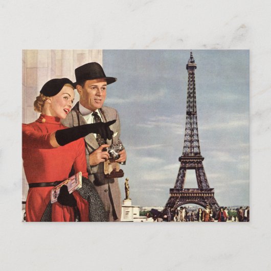 エッフェル塔 ポストカード (正面)