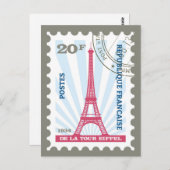 エッフェル塔 ポストカード (正面/裏面)
