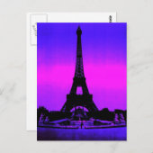 エッフェル塔 ポストカード (正面/裏面)