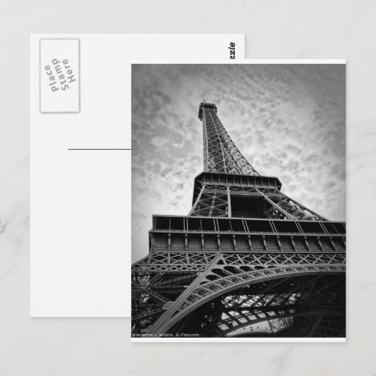 エッフェル塔 ポストカード (正面/裏面)